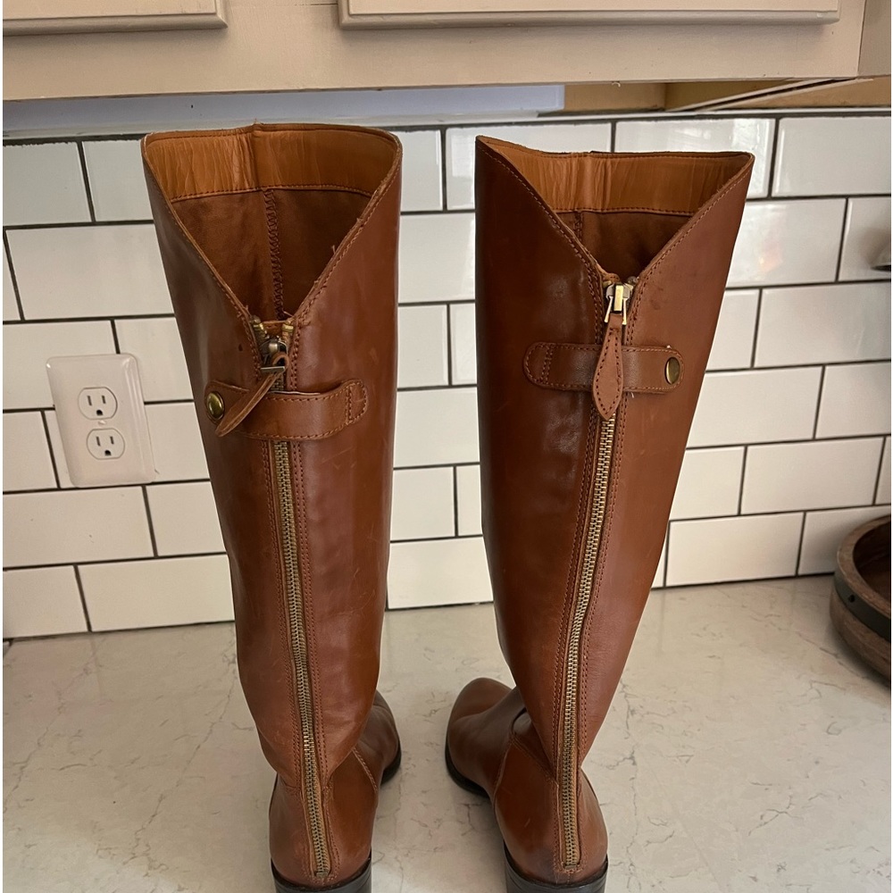 L. Cricket  leather knee high boots  8M